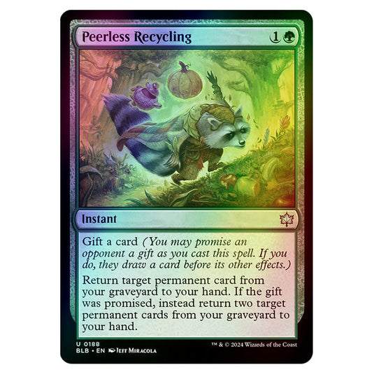 Magic The Gathering - Bloomburrow - Peerless Recycling - 0188 (Foil)