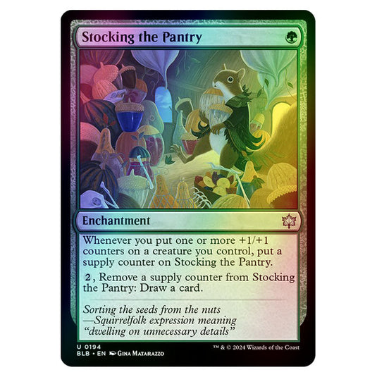 Magic The Gathering - Bloomburrow - Stocking the Pantry - 0194 (Foil)