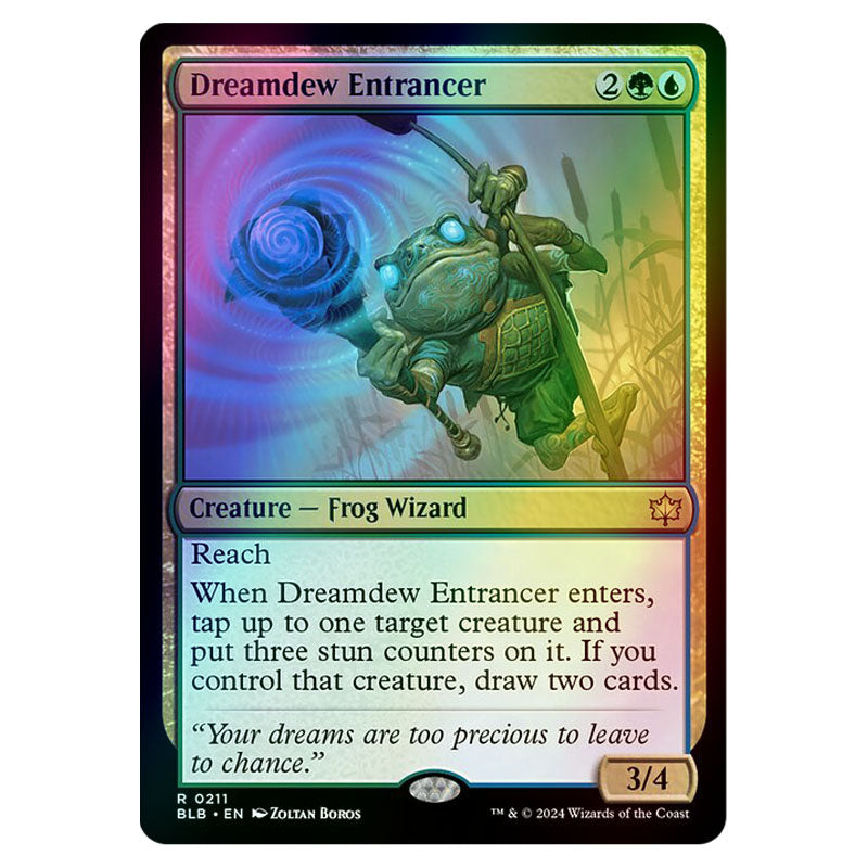Magic The Gathering - Bloomburrow - Dreamdew Entrancer - 0211 (Foil) Magic The Gathering - Bloomburrow - Dreamdew Entrancer - 0211 (Foil)