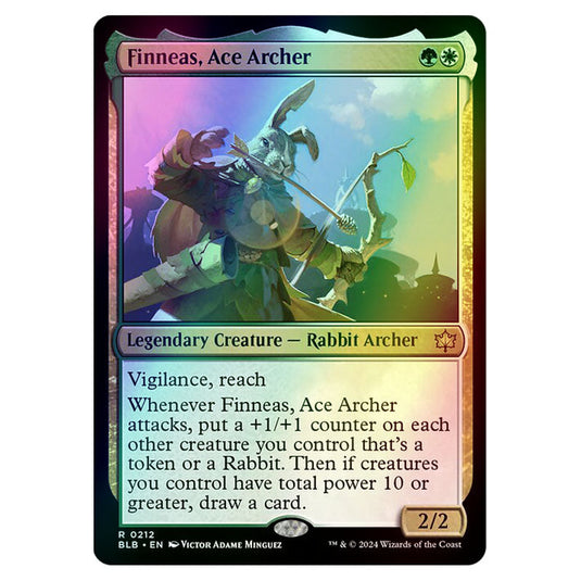 Magic The Gathering - Bloomburrow - Finneas, Ace Archer - 0212 (Foil)
