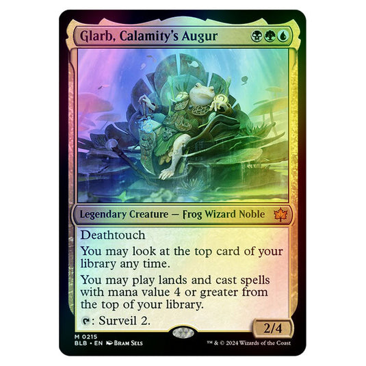 Magic The Gathering - Bloomburrow - Glarb, Calamity's Augur - 0215 (Foil)