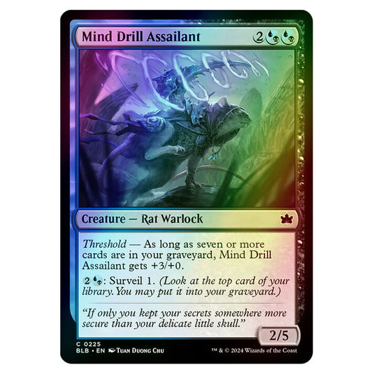Magic The Gathering - Bloomburrow - Mind Drill Assailant - 0225 (Foil)