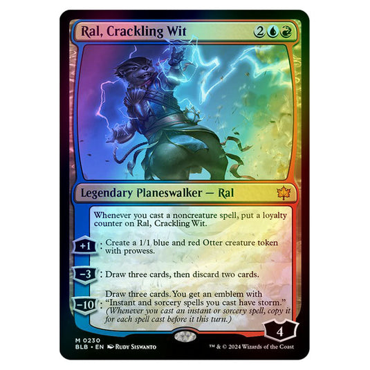 Magic The Gathering - Bloomburrow - Ral, Crackling Wit - 0230 (Foil)