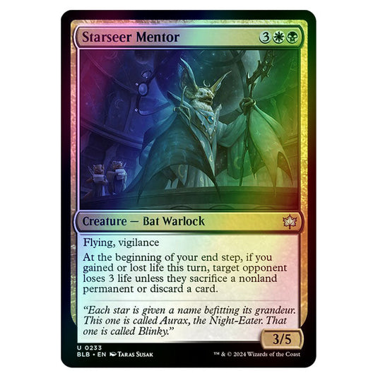 Magic The Gathering - Bloomburrow - Starseer Mentor - 0233 (Foil)