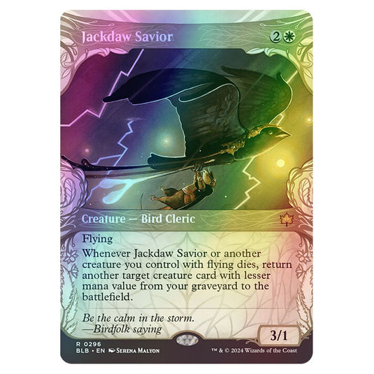 Magic The Gathering - Bloomburrow - Jackdaw Savior - 0296 (Foil)