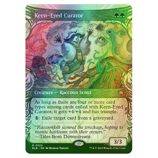 Magic The Gathering - Bloomburrow - Keen-Eyed Curator - 0322 (Foil)