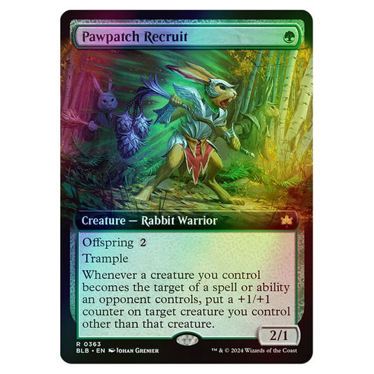 Magic The Gathering - Bloomburrow - Pawpatch Recruit - 0363 (Foil)