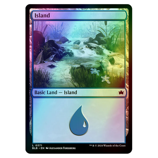 Magic The Gathering - Bloomburrow - Island - 0371 (Foil)