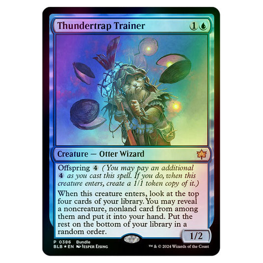 Magic The Gathering - Bloomburrow - Thundertrap Trainer - 0386 (Foil)
