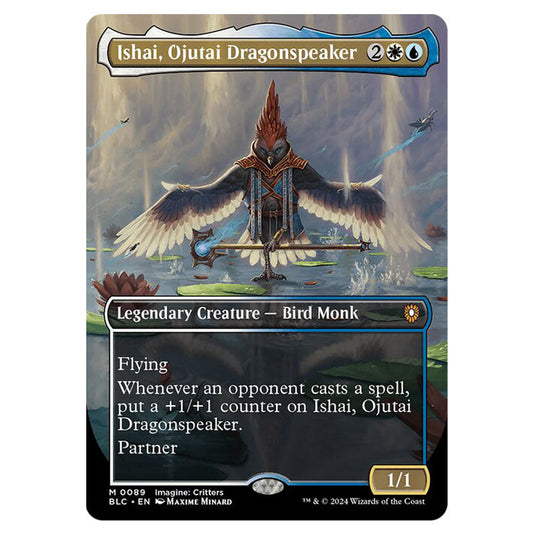 Ishai, Ojutai Dragonspeaker 0089 card from the Magic The Gathering set Bloomburrow Commander