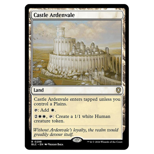 Castle Ardenvale 0298 card from the Magic The Gathering set Bloomburrow Commander