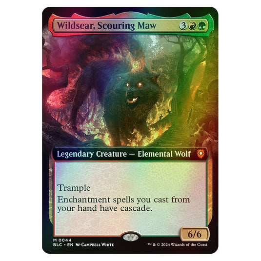 Wildsear, Scouring Maw 0044 card from the Magic The Gathering set Bloomburrow Commander
