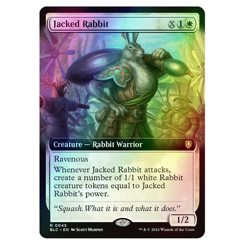Magic The Gathering - Bloomburrow Commander - Jacked Rabbit - 0045 (Fo Magic The Gathering - Bloomburrow Commander - Jacked Rabbit - 0045 (Fo