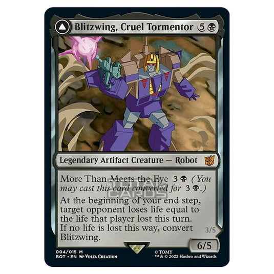 Magic The Gathering - The Brothers War - Transformers - Blitzwing, Cruel Tormentor / Blitzwing, Adaptive Assailant - 004/15