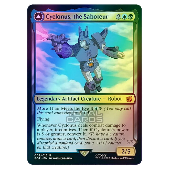 Magic The Gathering - The Brothers War - Transformers - Cyclonus, the Magic The Gathering - The Brothers War - Transformers - Cyclonus, the