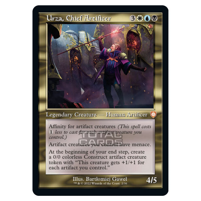 urza mtg card Magic The Gathering - The Brothers War - Commander