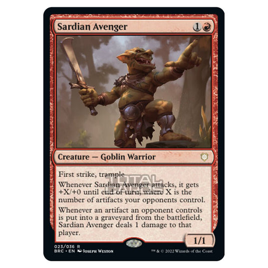 Magic The Gathering - The Brothers War - Commander - Sardian Avenger