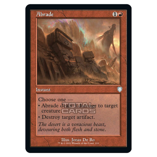 Magic The Gathering - The Brothers War - Commander - Abrade
