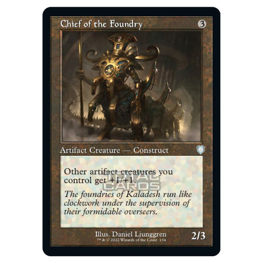 Magic The Gathering - The Brothers War - Commander - Chief of the Foundry