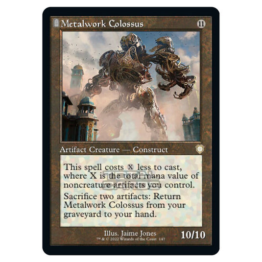 Magic The Gathering - The Brothers War - Commander - Metalwork Colossus