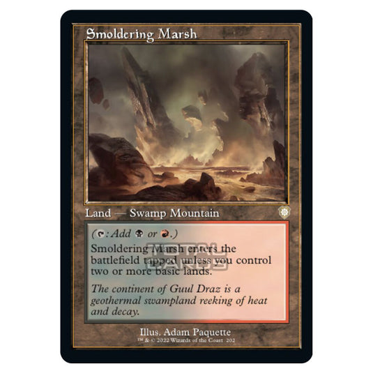 Magic The Gathering - The Brothers War - Commander - Smoldering Marsh
