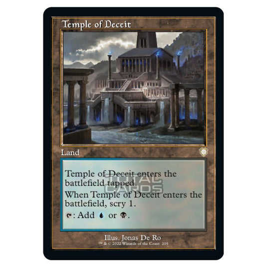 Magic The Gathering - The Brothers War - Commander - Temple of Deceit