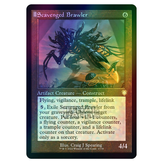 Magic The Gathering - The Brothers War - Commander - Scavenged Brawler (Foil)