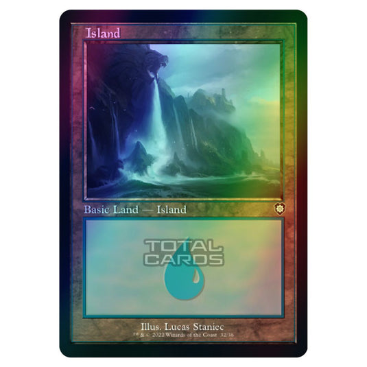 Magic The Gathering - The Brothers War - Commander - Island (Foil)
