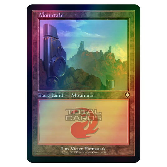 Magic The Gathering - The Brothers War - Commander - Mountain (Foil)