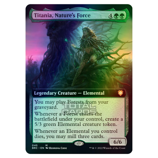 Magic The Gathering - The Brothers War - Commander - Titania, Nature's Force (Foil)