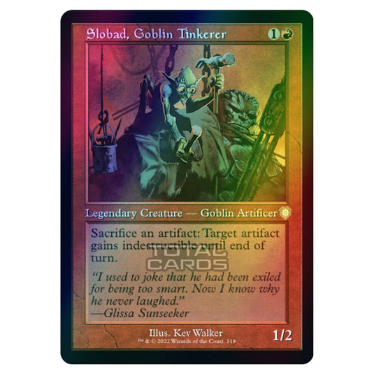 Magic The Gathering - The Brothers War - Commander - Slobad, Goblin Tinkerer (Foil)
