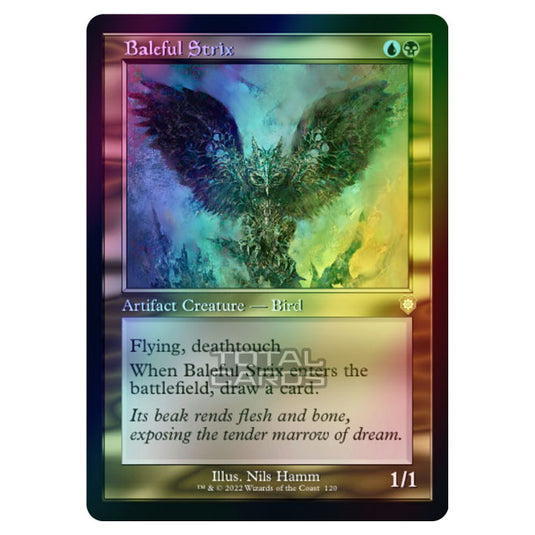 Magic The Gathering - The Brothers War - Commander - Baleful Strix (Foil)