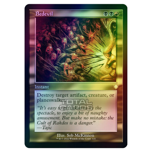 Magic The Gathering - The Brothers War - Commander - Bedevil (Foil)
