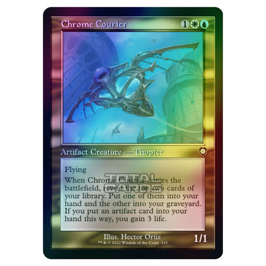 Magic The Gathering - The Brothers War - Commander - Chrome Courier (Foil)