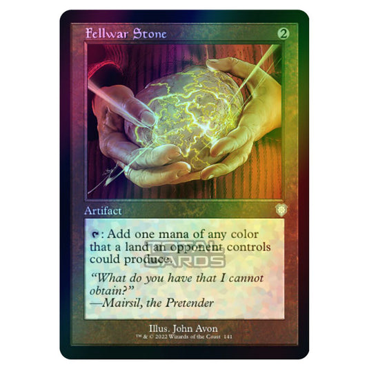 Magic The Gathering - The Brothers War - Commander - Fellwar Stone (Foil)