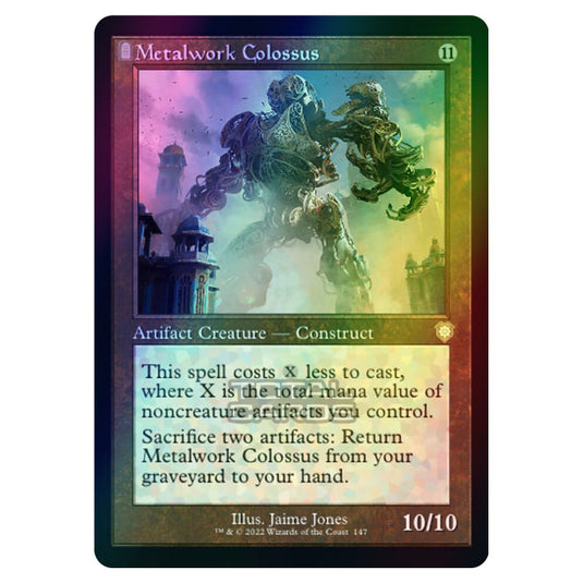 Magic The Gathering - The Brothers War - Commander - Metalwork Colossus (Foil)