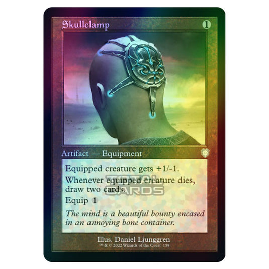 Magic The Gathering - The Brothers War - Commander - Skullclamp (Foil)