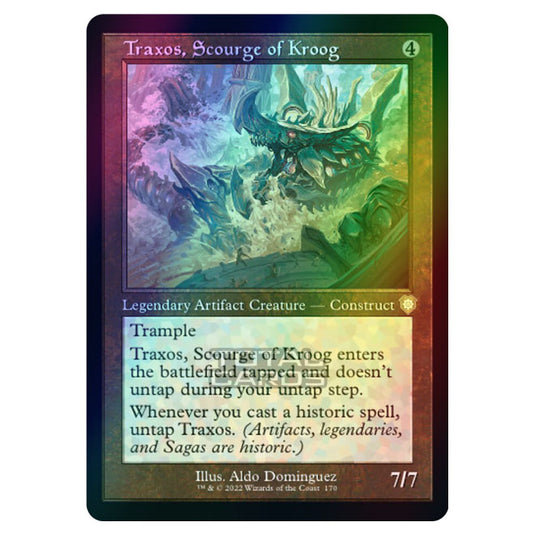 Magic The Gathering - The Brothers War - Commander - Traxos, Scourge of Kroog (Foil)