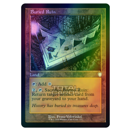 Magic The Gathering - The Brothers War - Commander - Buried Ruin (Foil)