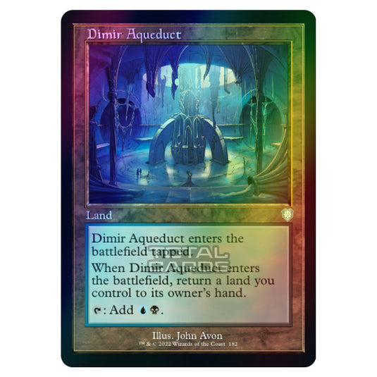 Magic The Gathering - The Brothers War - Commander - Dimir Aqueduct (Foil)