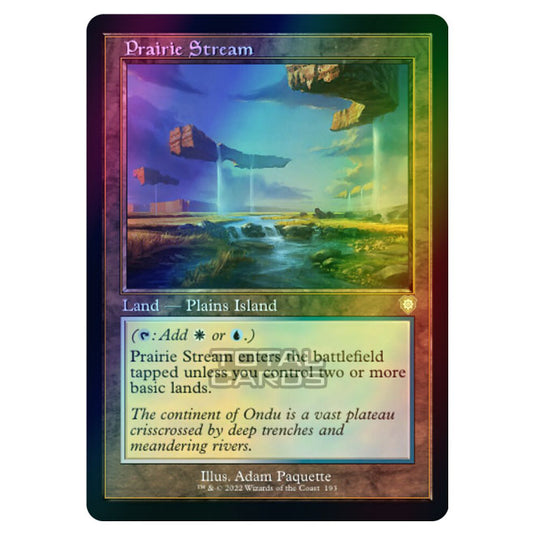 Magic The Gathering - The Brothers War - Commander - Prairie Stream (Foil)