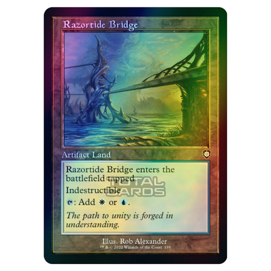 Magic The Gathering - The Brothers War - Commander - Razortide Bridge (Foil)