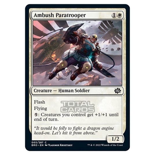 Magic The Gathering - The Brothers War - Ambush Paratrooper - 003/287