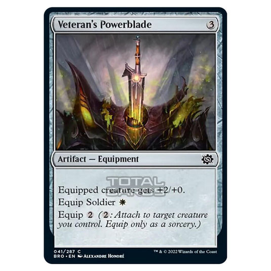 Magic The Gathering - The Brothers War - Veteran's Powerblade - 041/287