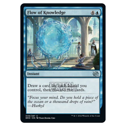 Magic The Gathering - The Brothers War - Flow of Knowledge - 049/287