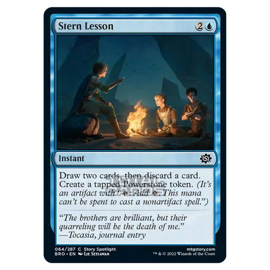 Magic The Gathering - The Brothers War - Stern Lesson - 064/287