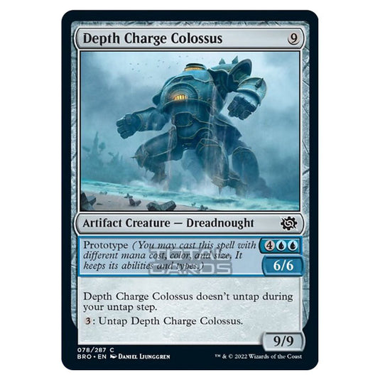 Magic The Gathering - The Brothers War - Depth Charge Colossus - 078/287