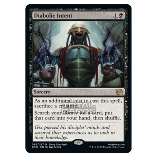 Magic The Gathering - The Brothers War - Diabolic Intent - 089/287