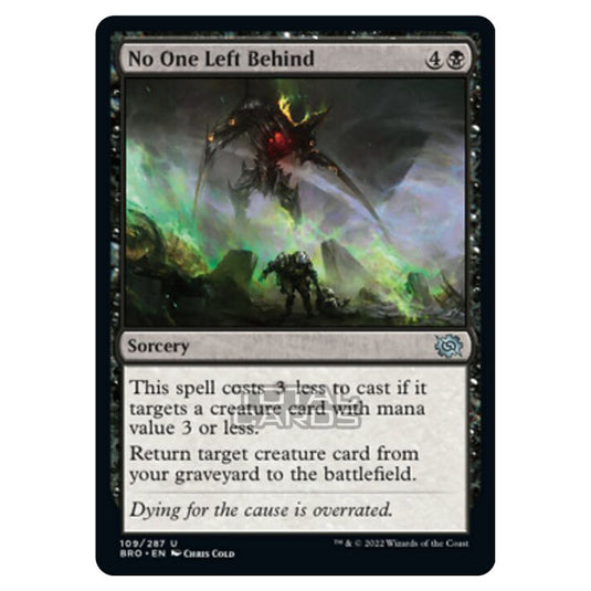 Magic The Gathering - The Brothers War - No One Left Behind - 109/287