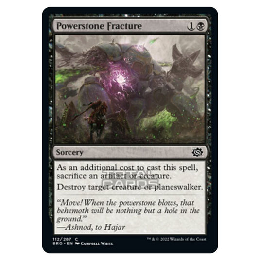 Magic The Gathering - The Brothers War - Powerstone Fracture - 112/287